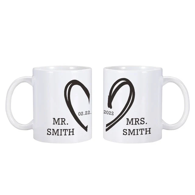 Mr & Mrs Coffee Mugs - Image 3