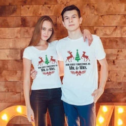 Mr And Mrs Christmas T Shirts