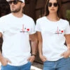 My Heart Only Beats For You Couple Shirts