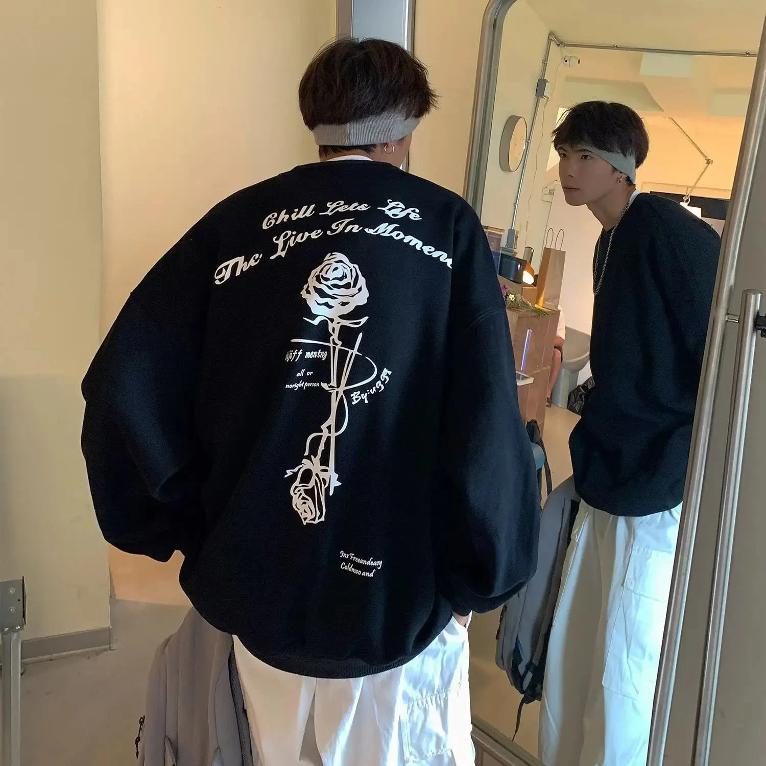 Oversized Matching Sweatshirt - Image 5