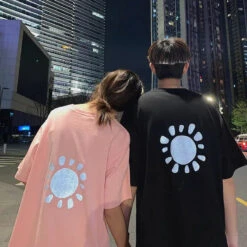 Oversized T Shirt For Couple
