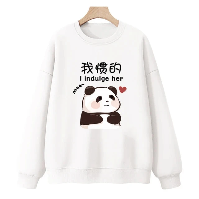 Panda Matching Sweatshirt For Couples - Image 5