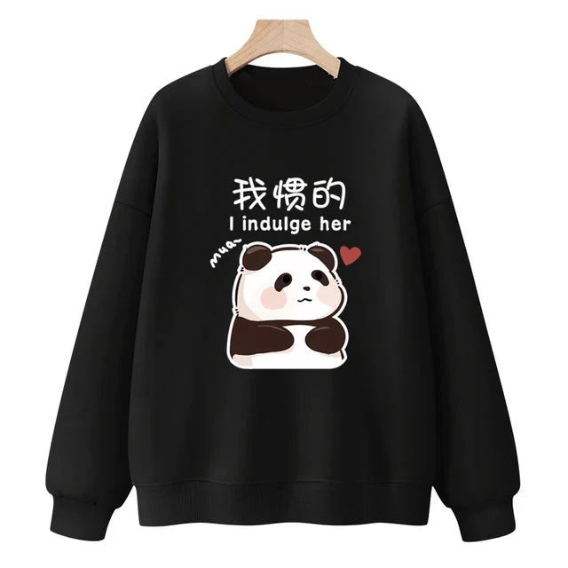 Panda Matching Sweatshirt For Couples - Image 7