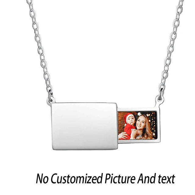 Personalised Love Letter Photo Necklace - Image 9