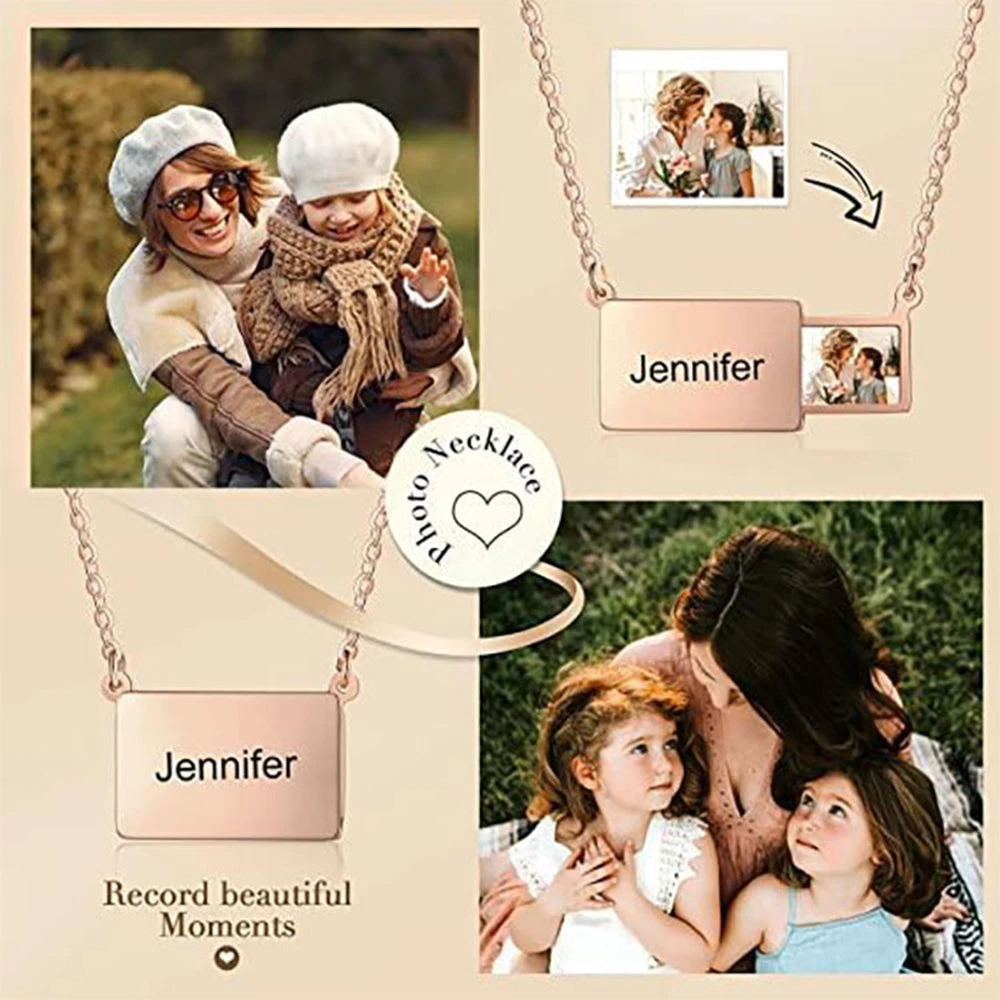 Personalised Love Letter Photo Necklace - Image 7