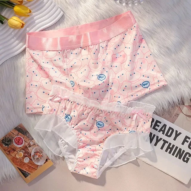 Pink Cute Couple Underwear - Image 3