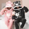 Pink Teddy Bear Onesie