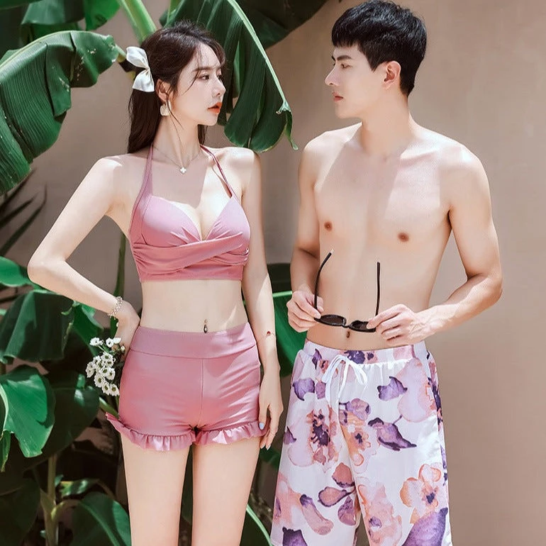 Pink Couples Bathing Suits - Image 8