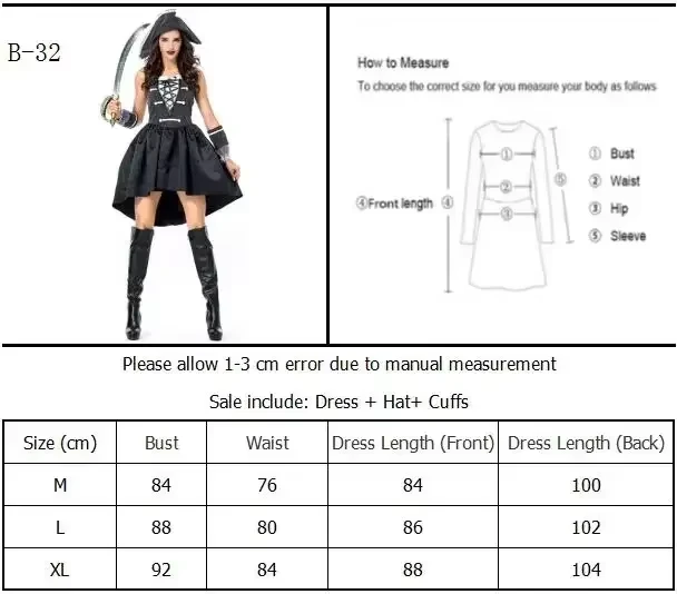 Couples Halloween Costumes Pirate - Image 10