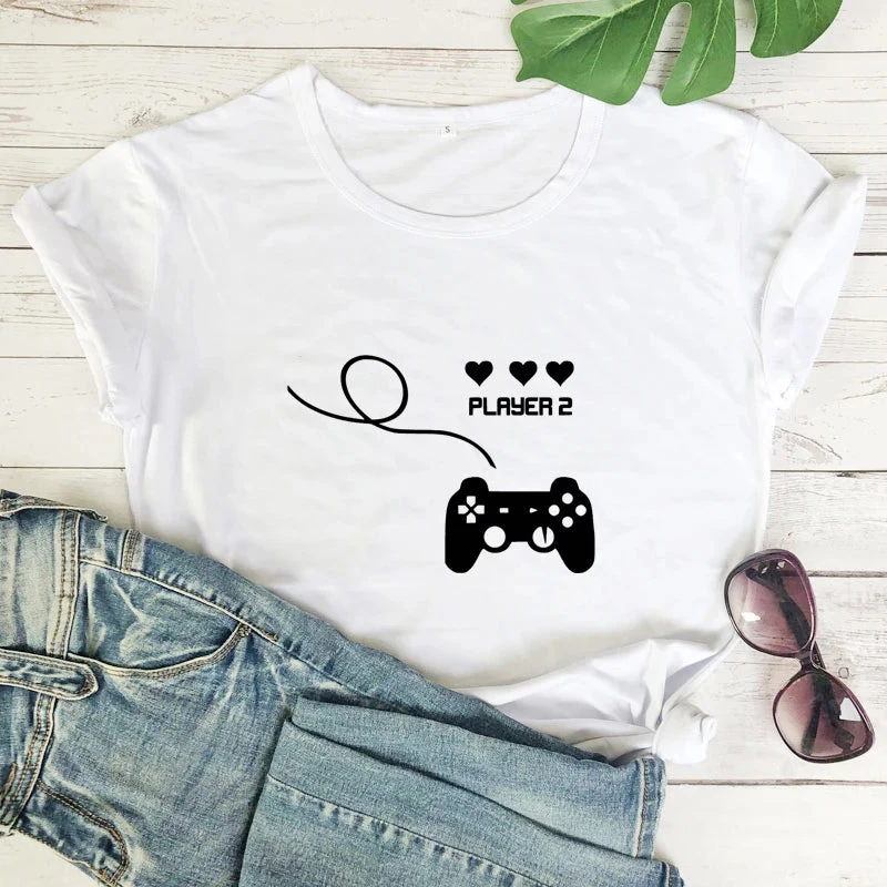Player 1 Player 2 Couple Shirts - Image 3