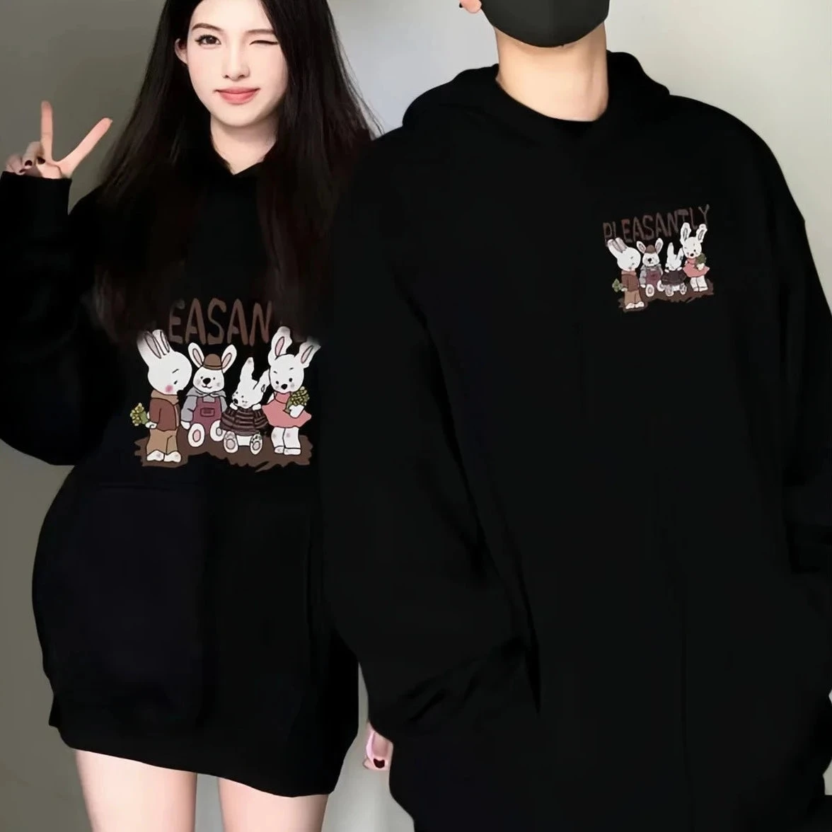 Pleasantly Couple Hoodies - Image 4
