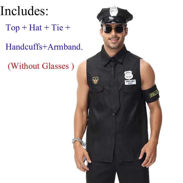 Couples Halloween Costumes Police - Image 10
