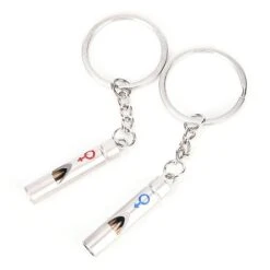 Whistle Keychain For Couple