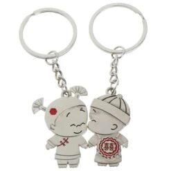 Kissing Couple Keychain