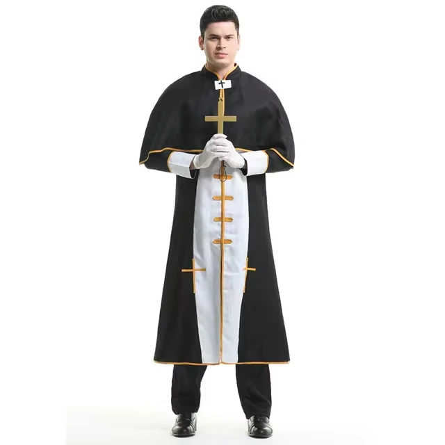 Priest Couple Halloween Costume - Image 8