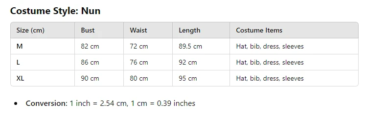 Nun Couple Halloween Costume - Image 10