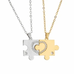 Puzzle Matching Necklace For Couples