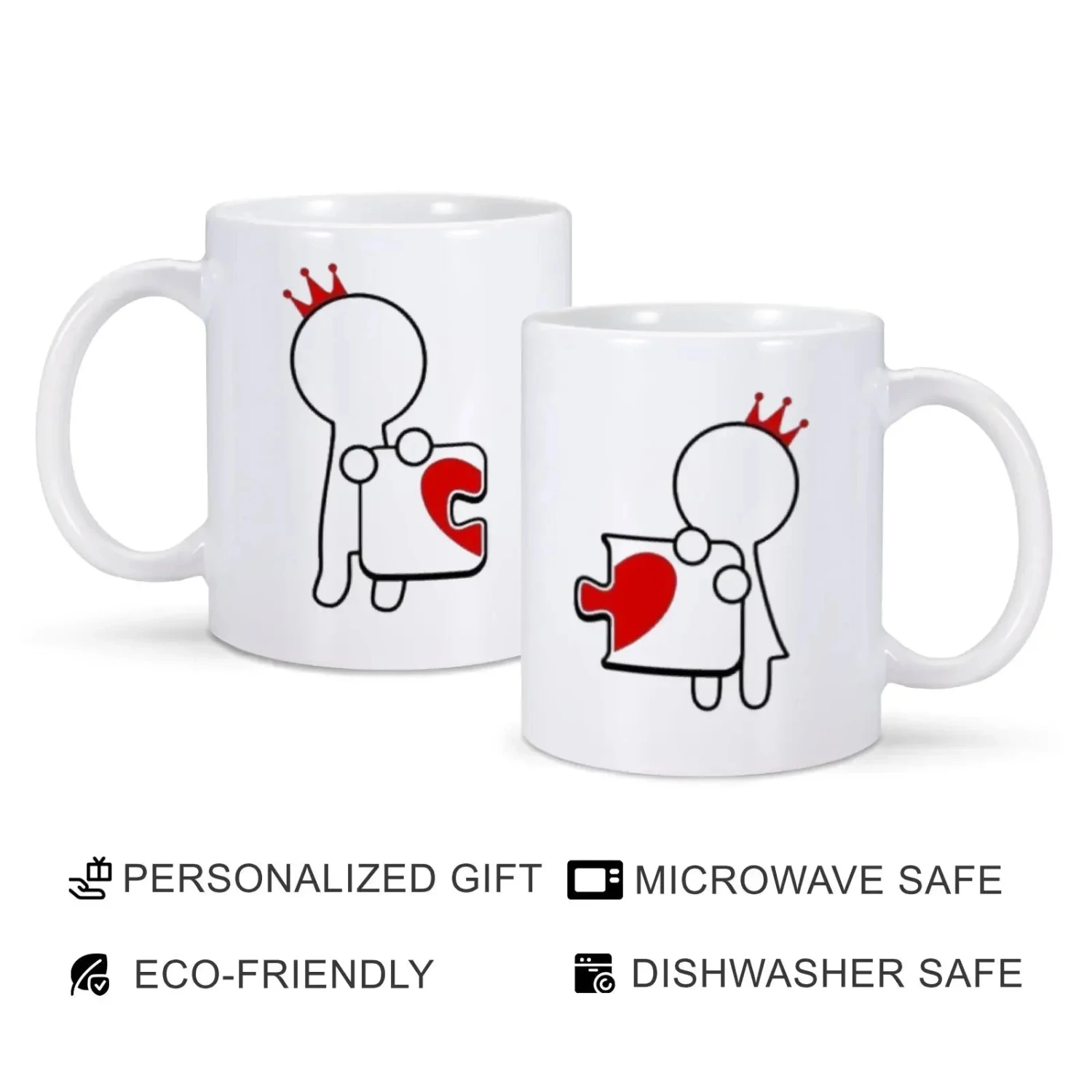 Puzzle Mugs For Couples - Image 5