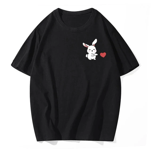 Rabbits Heart Couples Shirts - Image 5