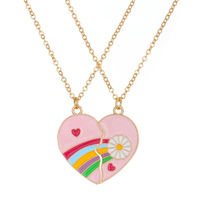 Rainbow Necklace For Couples - Image 2