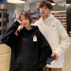 Simple Matching Hoodies For Couples