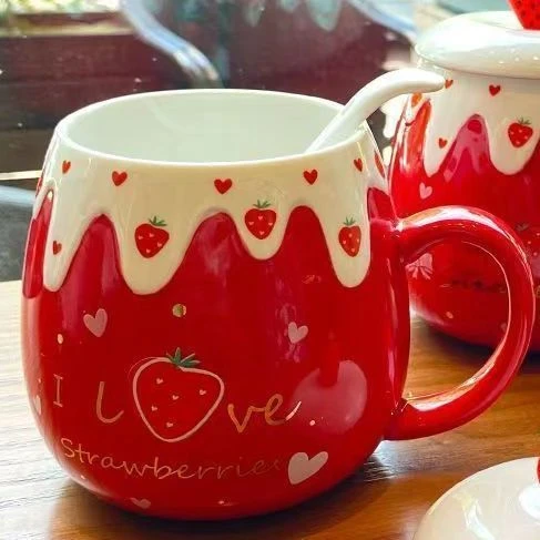 Strawberry Couple Mugs - Image 6