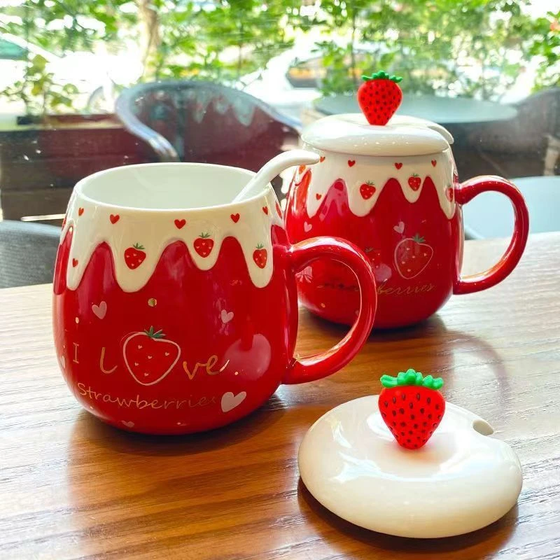 Strawberry Couple Mugs - Image 3