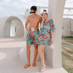 Summer Matching Bathing Suits Couples