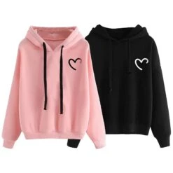 Couple Hoodies Heart