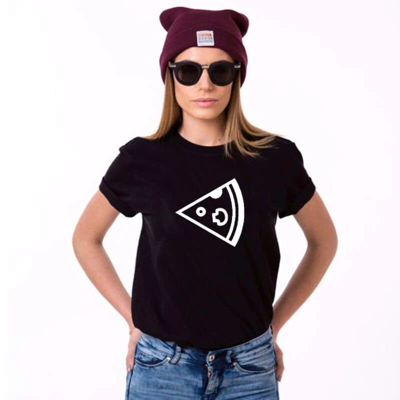 Pizza Funny Couple Shirts - Image 3