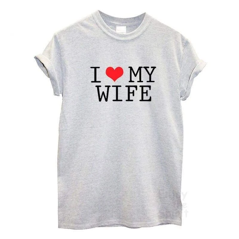 I Love My Husband And Wife Shirts For Couples - Image 3