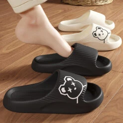 Teddy Bear Couple Matching Slipper