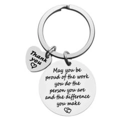 Thank You Couple Keychain