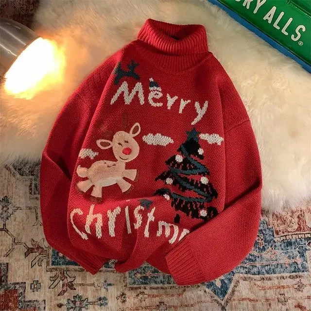 Ugly Christmas Sweatshirt For Couples - Image 4