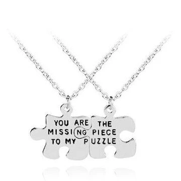 You Are The Missing Piece To My Puzzle Necklace