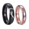 Black And Pink Promise Rings