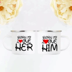 Born To Love Couple Mug