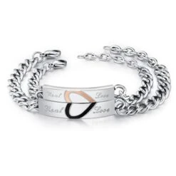 Stainless Steel Couple Bracelets