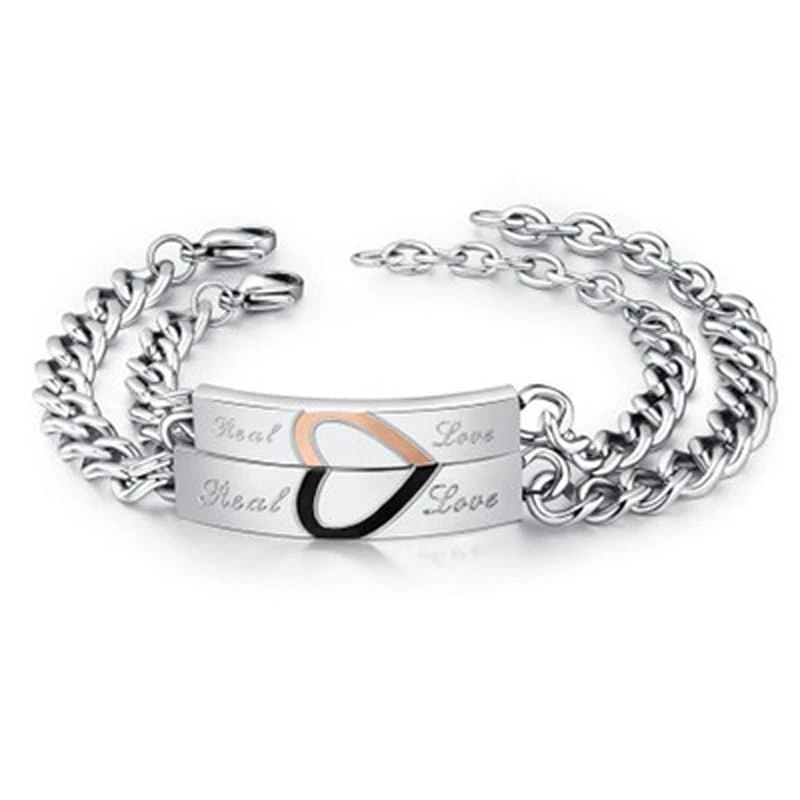 Stainless Steel Couple Bracelets