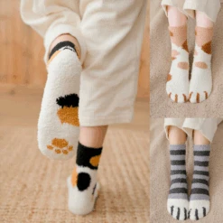 Cat Paw Socks For Couples