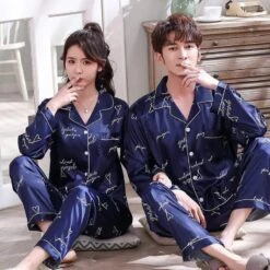 Design Christmas Couple Pajamas
