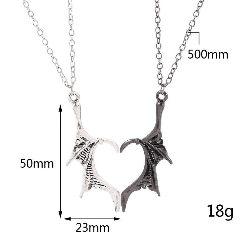 Angel And Devil Couple Necklace - Image 4