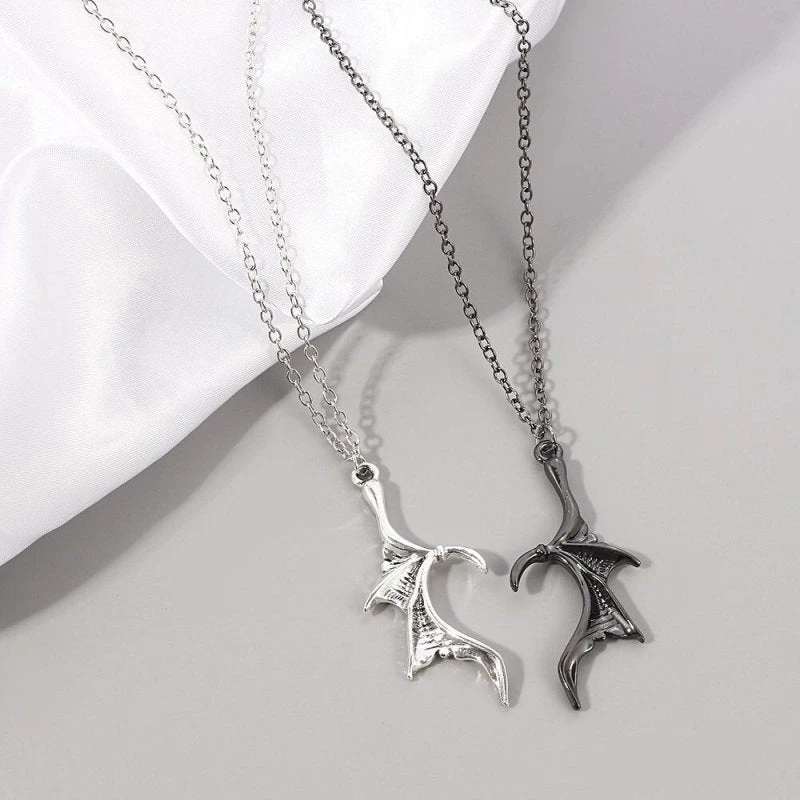 Angel And Devil Couple Necklace - Image 3