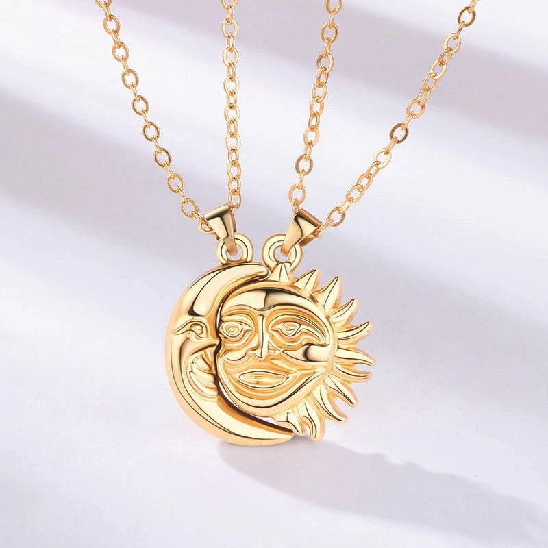 Sun And Moon Necklace Couple - Image 3