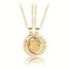 Sun And Moon Necklace Couple
