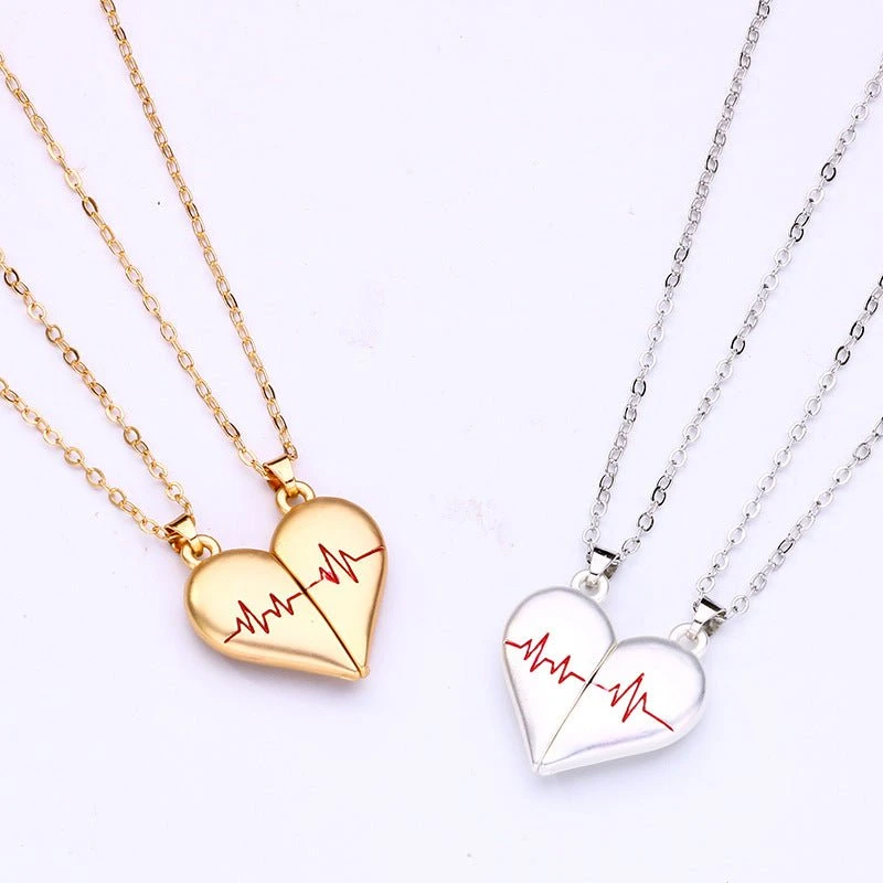 Beating Heart Necklace For Couples - Image 6