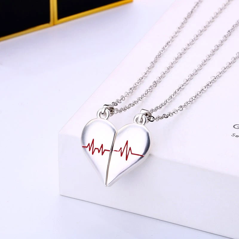 Beating Heart Necklace For Couples - Image 5