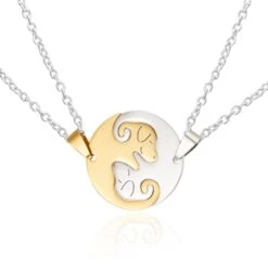 Dog Necklace For Couples