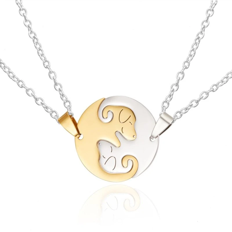 Dog Necklace For Couples