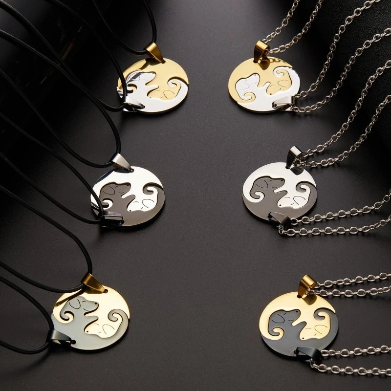 Dog Necklace For Couples - Image 2